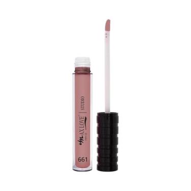 Imagem de Batom Líquido 30 Horas Max Love Matte Nude 4ml Com Ácido Hialurônico V
