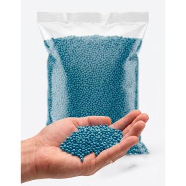 Imagem de PEAD Polietileno Reciclado Granulado Sopro e Extrusao - 5kg, AZUL - 50