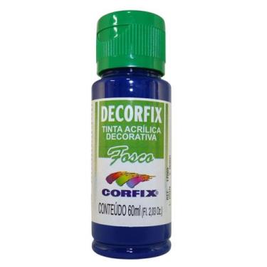 Imagem de Tinta Acrilica Fosca Decorfix Corfix 60ml - Selecione a Cor, 495-AZUL 