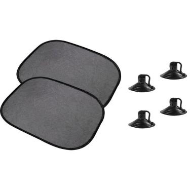 Imagem de Para-sol Lateral Automotivo com Fixação por Ventosas Proteção Solar Kala 44X36CM