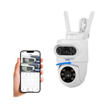 Imagem de Sistema De Alarme 4G WIFI GSM KERUI W204 Com Painel Touch, Segurança R