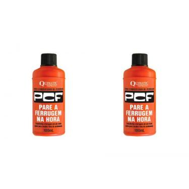 Imagem de Kit C/2 - Convertedor De Ferrugem Pcf 100Ml - QUIMATIC