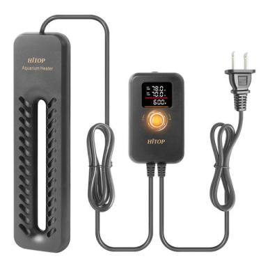 Imagem de Aquecedor Submersível Digital HITOP 600W para Aquário: Aquecedor para 