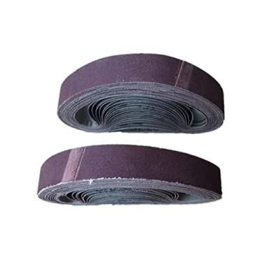Imagem de 100 pcs Correia de lixamento 330 * 30mm pequeno cinto de lixamento de lixamento cinto de lixamento cinto de lixamento pequeno cinto pequeno pneumático cinto de lixamento máquina de polimento minimista
