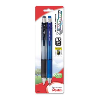 Imagem de Pentel Lapiseira EnerGize-x, 0,5 mm, cores sortidas, pacote com 2 (PL105BP2M)