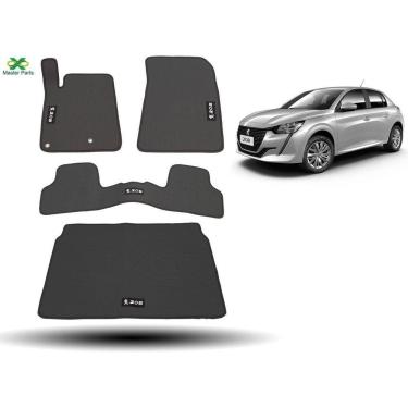 Imagem de Tapete Borracha Peugeot 208 Com Tras. Interiço E Porta-Malas