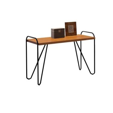Imagem de Mesa Lateral com pés em metal tubular 100% MDF
