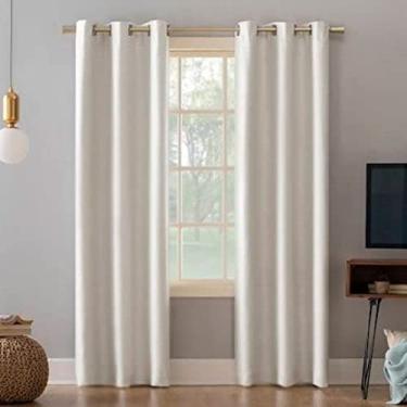 Imagem de Cortina Blackout Pvc Palha 2,80M X 2,30M Corta 100% a Luz