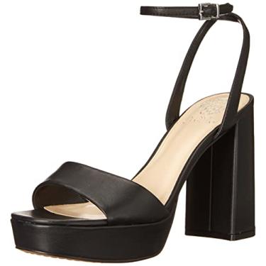 Imagem de Vince Camuto Sandália feminina com salto plataforma pendry, Preto, 9.5