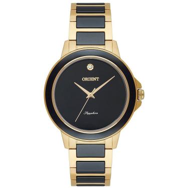 Imagem de Relógio Orient Eternal Feminino FTSS0100 P1KP Dourado/Preto