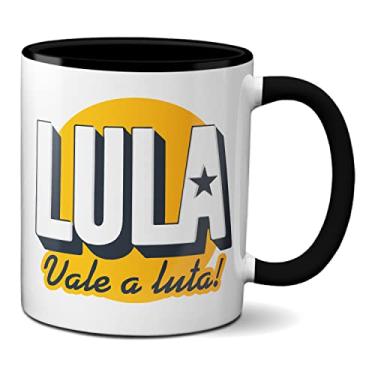 Imagem de Caneca Criativa Presidente Lula Vale A Luta! (Preta)