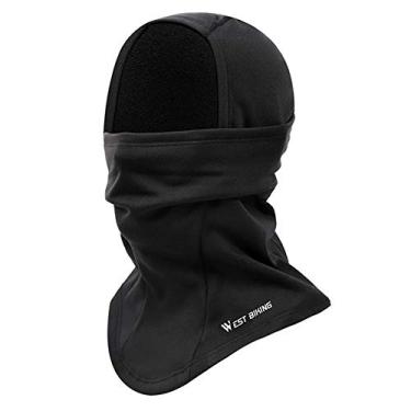 Imagem de Kiboule Capa de máscara facial de ciclismo de inverno Máscara de lã térmica para bicicleta de esqui Snowboard Shield Chapéu Balaclava Capuz Máscara facial completa