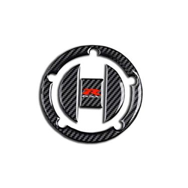 Imagem de Revsostar – Tampa de combustível de fibra de carbono real, tampa de tanque, protetor de tanque, capa de combustível para GSXR600 GSXR750 GSXR1000