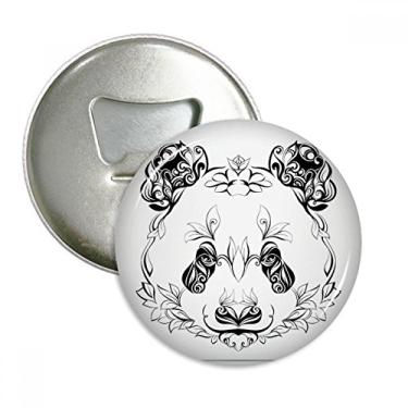 Imagem de Abridor de garrafas de retrato de animal panda gigante fofo emblema multifuncional