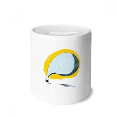 Imagem de DIYthinker Universe Alien Monster Cat in The Night Money Box Ceramic Coin Case Piggy Bank Gift