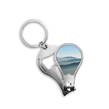 Imagem de Sunshine Mountains Sky Fog Nature Cortador de unhas abridor chaveiro tesoura