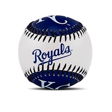 Imagem de Franklin Sports MLB Kansas City Royals Team Baseball – Logotipo da equipe MLB – Bola de beisebol macia – Brinquedo de beisebol para crianças – Ótima decoração para mesas e escritório