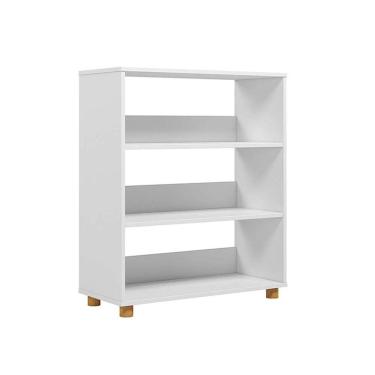 Imagem de estante montessoriana ciranda branca