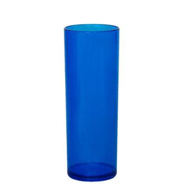 Imagem de Copo Long Drink Slim Azul Neon - 270ml - Neoplas
