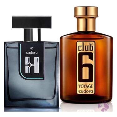 Imagem de Eudora H Masculino + Club 6 Voyage Eudora/Kit Perfumes