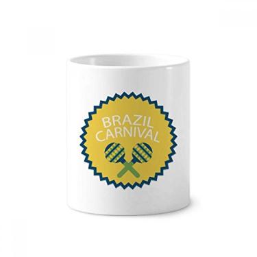 Imagem de Porta-canetas Instrument Celebrate Brazil Carnival Porta-canetas de cerâmica com suporte para lápis