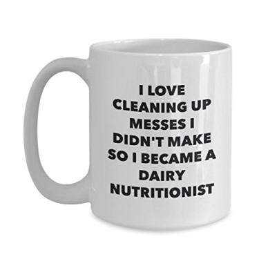 Imagem de Caneca Nutricionista I Became a Dairy – Chá Divertido Cacau Quente – Novidade, Aniversário, Natal, Aniversário, Mordaça