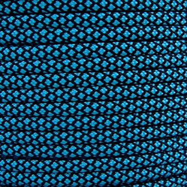 Imagem de PARACORD PLANET 10 20 25 50 100 Anéis de 30 metros e 250 Carretéis de 1000 pés de Paraquedas 550 Cabo Tipo III 7 Cordas Paracord (Neon Turquesa Diamante 250 Pés Colarinho)
