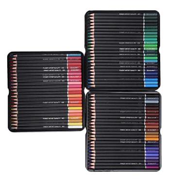 Imagem de Lápis de cor de pintura, 20,8 x 19,6 x 3,2 cm lápis de cor com caixa de armazenamento para desenho para pintura