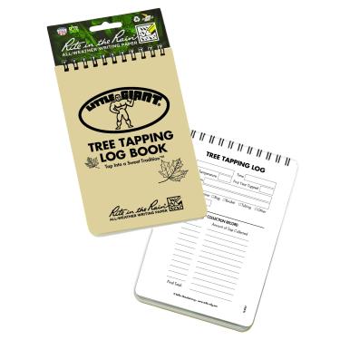Imagem de Little Giant® Livro de registro de árvore | Diário de rastreamento para açúcar de bordo | Suprimentos de xarope de bordo | Kit de xarope de bordo | Feito nos EUA