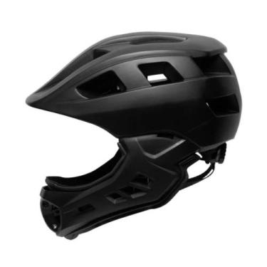 Imagem de Capacete Bike Infantil Fechado Mtb/Bmx/Skate/Patins Army Preto