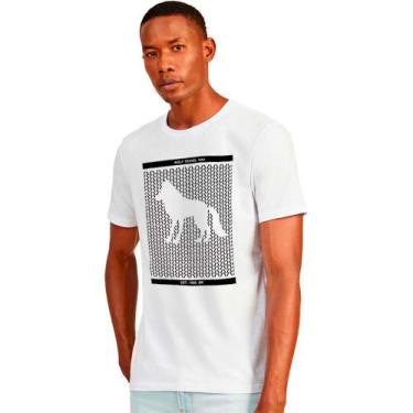 Imagem de Camiseta Acostamento Wolf Travel In23 Branco Masculino