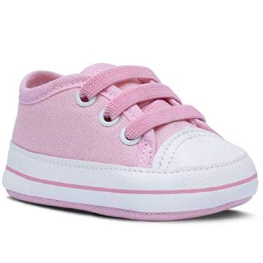 Imagem de Tenis Bebe Star Menina Sapatinho Calce Facil 01.02 (Rosa, BR, Bebê, Alfa, P)