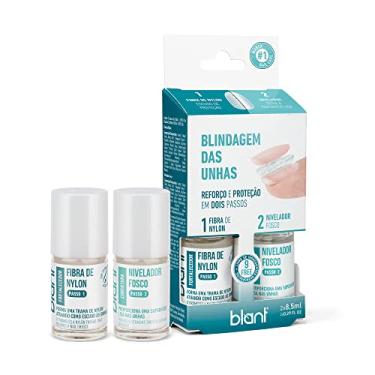 Imagem de Blindagem das Unhas 2x8,5 mL BLANT Fibra de Nylon e Nivelador Fosco.