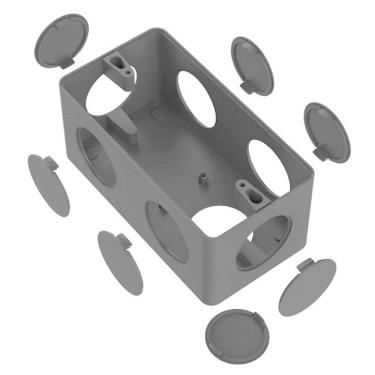 Imagem de Condulete Pvc Múltiplo 1" Preto Inpol