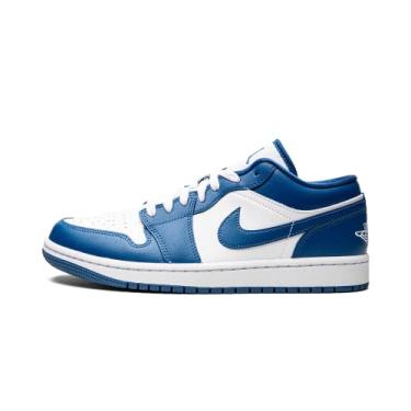 Imagem de Jordan WMNS Air 1 Tênis feminino baixo DC0774 602 Canyon Rust - Tamanho, Preto/azul marinho místico - branco, 5