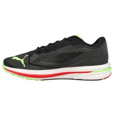 Imagem de PUMA Mens Velocity Nitro Lace Up Running Sneakers Shoes - Black - Size 8 M