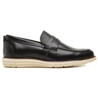 Imagem de Sapato Casual Oxford Masculino Loafer Preto - 5D Shoes