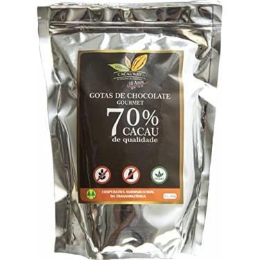 Imagem de Gotas de Chocolate 70% cacau s/leite 500g (Vegano) - Cacauway
