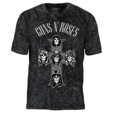 Imagem de Camiseta Tie Dye Guns N Roses Appetite For Destruction - Top - Stamp