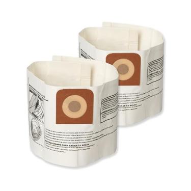 Imagem de CRAFTSMAN CMXZVBE38735 Sacos de coleta de poeira para a maioria dos aspiradores CRAFTSMAN Shop de 12 galões, coleta detritos finos secos, reduz o tempo de limpeza, pacote com 2