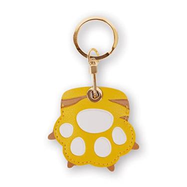 Imagem de Leather Keychain Case Holder Compatible with Apple AirTag, GPS Airtag Keychain Finder Tracker with Key Ring, Anti-Scratch Protective Air Tag Cover for Keys, Wallet(Paws)