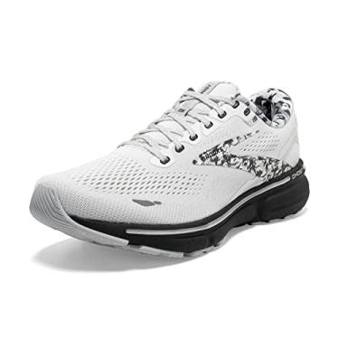Imagem de Brooks Tênis de corrida masculino Ghost 15 Neutral, Branco/ébano/ostra, 8