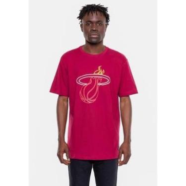 Imagem de Camiseta NBA Logo Sign Miami Heat Masculino-Masculino