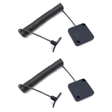 Imagem de LORADAR Trava de cabo retrátil de 2,1 m com adesivo de dupla face para controle de jogos, tablets, telefones celulares, outros hardware, showroom e controlador, TV, cabo de controle remoto de DVD...