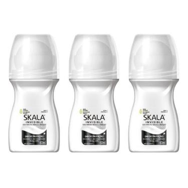Imagem de Desodorante Roll-on Skala 60ml Invisible-kit C/3un Desodorante roll-on skala 60ml invisible-kit c/3un