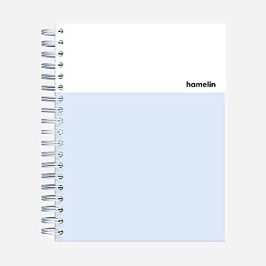 Imagem de Hamelin, Caderno espiral, 20 x 25 cm, pautado universitário, capa dura, 150 páginas, caderno de 1 matéria, branco gelo
