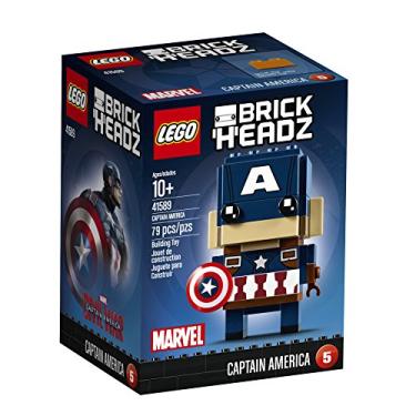 Imagem de LEGO BrickHeadz Captain America 41589 Building Kit