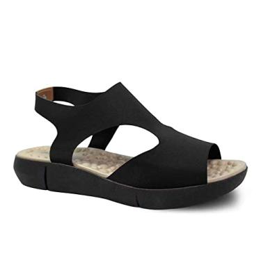Imagem de SANDALIA MODARE ULTRA CONFORTO CALCE FACIL - 7142123 COR:PRETO;Tamanho:38