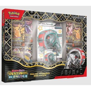 Imagem de Cartas - Box Pokemon - Destinos De Paldea - Trilho Ferreo Ex Brilhante COPAG DA AMAZONIA