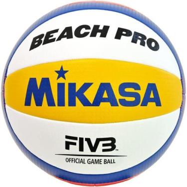 Imagem de Bola Oficial De Vôlei De Praia Bv550c Padrão Fivb Mikasa